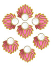 Decorative Lotus Tealight Candle Holder Stand Set Of 7