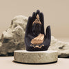 Polyresin Handcrafted Palm Buddha Showpiece