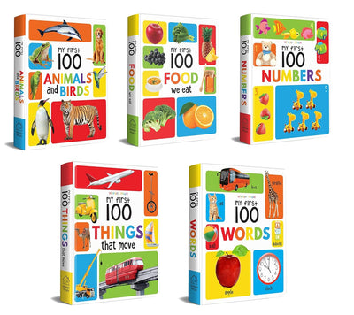 My First 100 Library: Boxset of 5 Early Learning [Board Books]