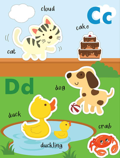 ABC Sticker Book by Team Pegasus [Paperback]
