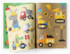 Movers and Diggers Reusable Sticker Book For Children [Paperback]