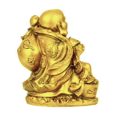Laughing Buddha Idol Statue for Home Decor Living Room Bedroom Office Table