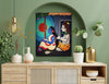 Canvas Print, Modern Art, Abstract Art, Religious Art, Traditional Art, Hindu Gods, Wall Art, Wall Decoration, Living room, Office, Home Decor, Unframed, Size - 12X10 inches.