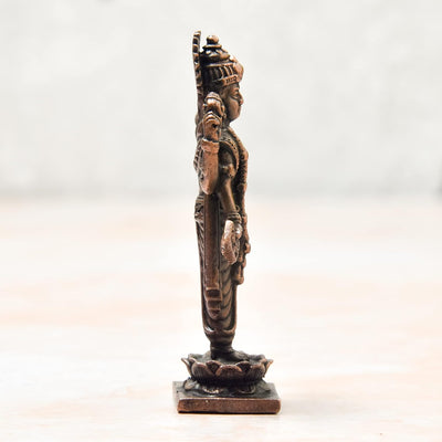 Copper Lord Dhanvantri Idol, 60 Grams