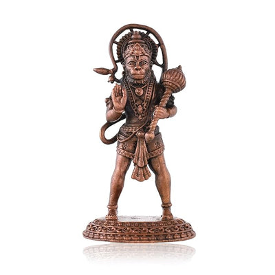 Hindu Gods : Hanuman Ji Statue Patina Antique Finish for Home Décor, Office Desk