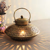 Iron Degchi doop stand Tealight Candle Holder