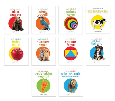 My First English-Italiano Learning Library - 10 Books [Board book]