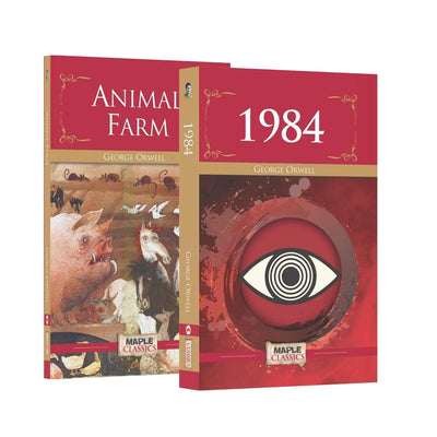 1984, Animal Farm by George Orwell (Set of 2 Books) [Paperback]