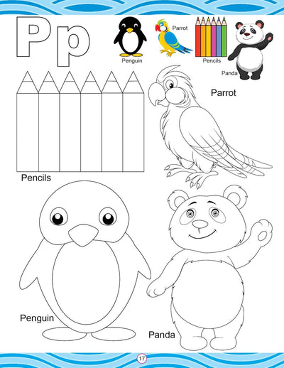 ABC Colouring Book for Age 2 -5 Years by Dreamland Publications [Paperback]