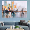 Canvas Print Unframed vinyl Sparkle Coated Painting For Home Decor And Office||For Bedroom,Living Room Home wall and Office Interior