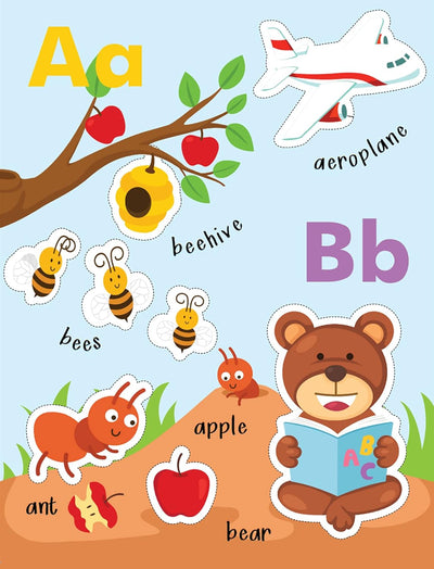 ABC Sticker Book by Team Pegasus [Paperback]