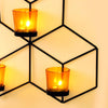 Wall Hanging Tealight Candle Holders for Home Décor with Glass Candle Holder