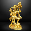 Hindu Gods : Hanuman Ji Bajrang Bali Idol Brass Finish Pratima – Divine Décor Statue for Car Dashboard, Home and Office