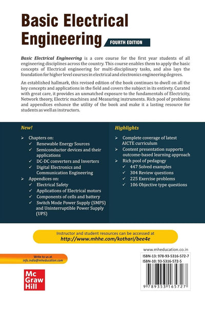 Basic Electrical Engineering by DP Kothari, I J Nagrath [Paperback]
