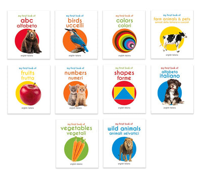 My First English-Italiano Learning Library - 10 Books [Board book]