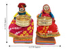 Handmade Recycled Material Rajasthani Dolls Puppet Tealight Candle Holder