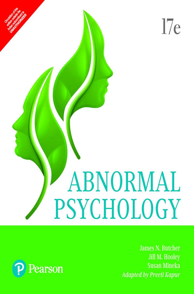 Abnormal Psychology by Jill M. Hooley, James N. Butcher, Matthew K. Nock, Susan Mineka, Preeti Kapur [Paperback]