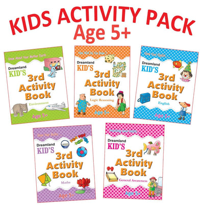 Kid's 3rd Activity Five Books Pack [Paperback]