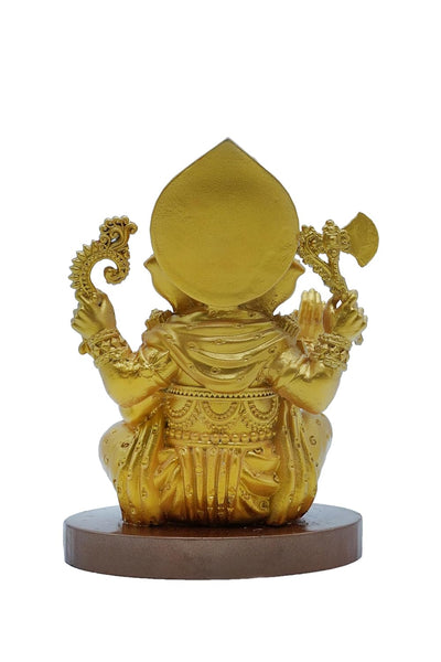Decor Destination Ganesh Idol, Ganpati Murti, Highly Detailed Statue for Puja, Home and Office Decor