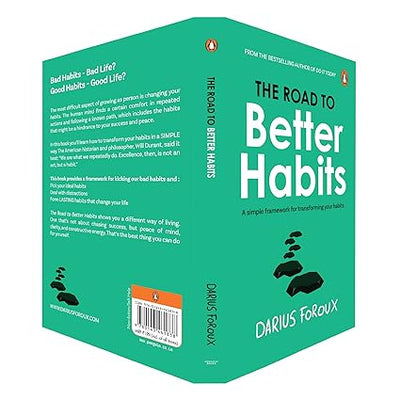 Road to Better Habits by Darius Foroux [Paperback]