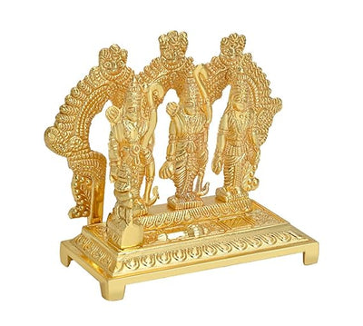 Shri Ram Sita Laxman Sitting Hanumanji Idol for Home Decor, Puja and Gifts