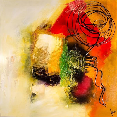 Canvas Print Unframed Canvas Painting for Bedroom & Living Room | 20 x 20 inch (51 x 51 cms)