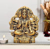 Hindu Gods : Panchmukhi Hanuman Ji Idol for Home Decor Gifting Protection from Evil Eye Decorative Showpiece