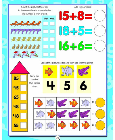 1001 Activities Book for Kids for Age 4+ by Dreamland Publications [Paperback]