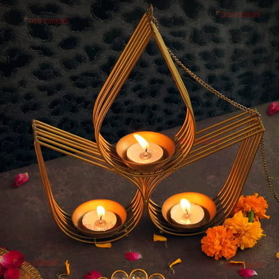 Wall Hanging Tealight Candle Holders Metal Wall Sconce