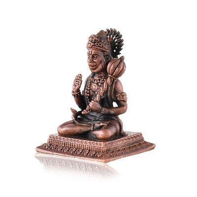 Hindu Gods : Hanuman Ji Statue Patina Antique Finish for Home Décor & Office Desk