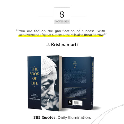 The Book of Life by J krishnamurti [Paperback]