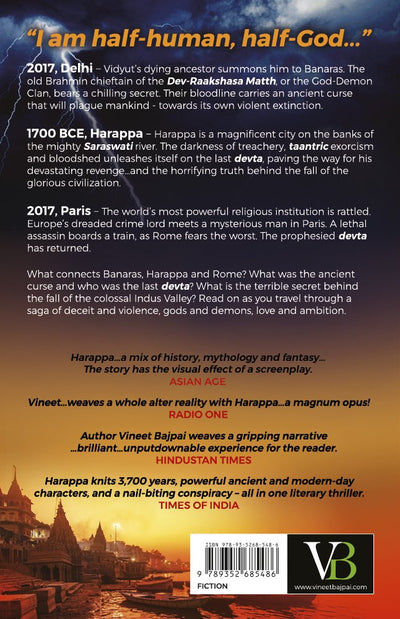 Harappa - Curse Of The Blood River by Vineet Bajpai [Paperback]