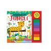 Jungle Fingerprint Art Activity Book for Children [Paperback]