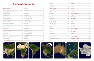Pegasus World Atlas by Pegasus Team [Paperback]