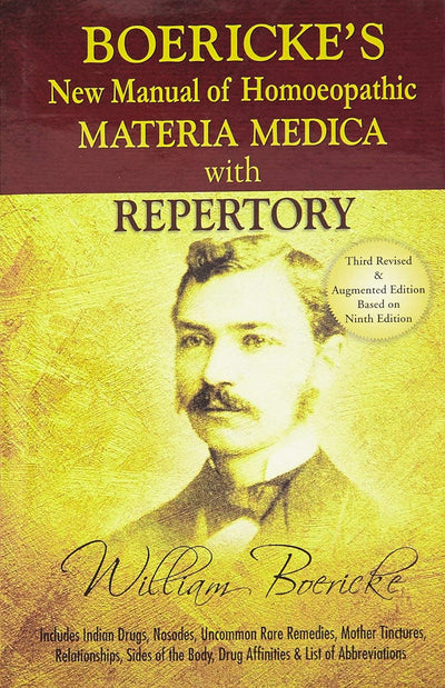Boericke's New Manual of Homeopathic Materia Medica with Repertory by Garth W. Boericke [Hardcover]