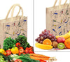 Jute Bag Tote eco Friendly Bag for shopping/tiffin/picnic/grocery/gym hand bag with zip and handle