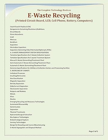 E-Waste Recycling [Hardcover]