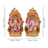 Lord Laxmi Ganesh Pair Murti Idol Statue Showpiece for Home Decor Mandir Temple Pooja Room Table Office Gifts