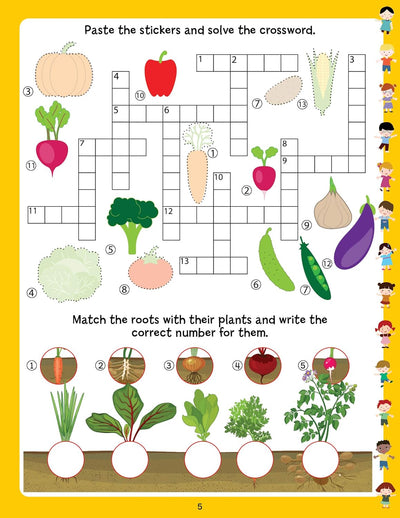 Play with Sticker - Vegetables [Paperback]