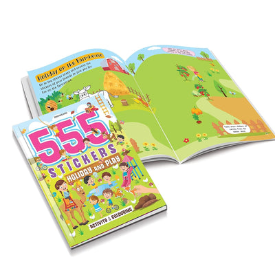 555 Stickers, Holiday and Play [Paperback]