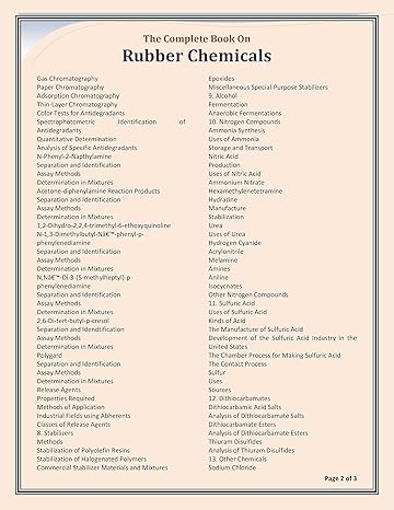 The Complete Book on Rubber Chemicals by NPCS Board of Consultants & Engineers [Paperback]
