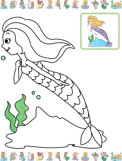 My First Mermaid Colouring Book by Team Pegasus [Paperback]