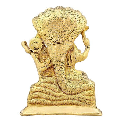 Ashtadhatu-Brass Lord's Shri Laxmi Narasimha Brass Idol