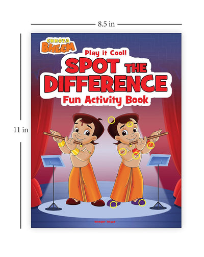 Chhota Bheem - Play It Cool! Spot The Difference [Paperback]