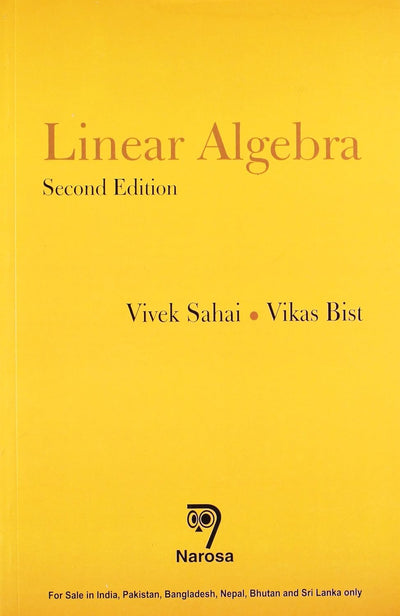 Linear Algebra by Sahai [Unknown Binding]