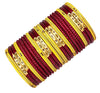 Lahthi Muzaffarpur Famous Bangle Set for Women - Maroon