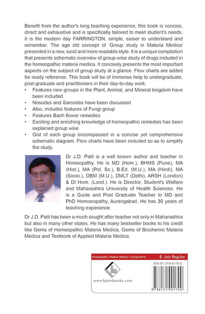 Group Study in Homeopathic Materia Medica by J.D. Patil [Paperback]