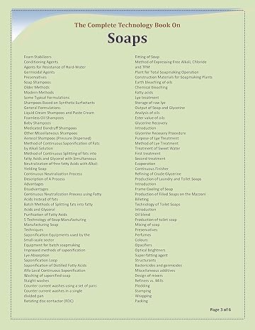 The Complete Technology Book on Soaps [Paperback]