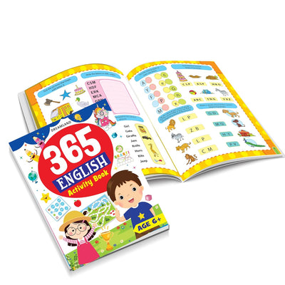 365 Activity Books Pack for Kids Age 6- 8 years by Dreamland Publications [Paperback]