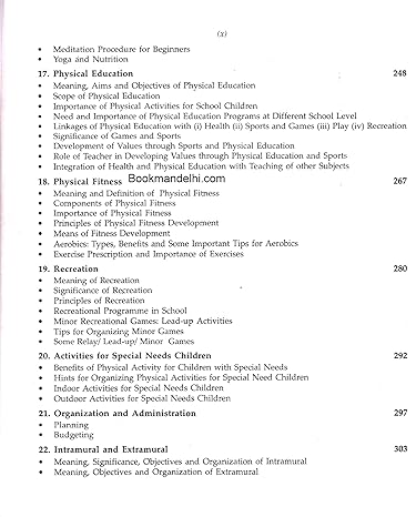 Health and Physical Education by B.N. Dash [Paperback]